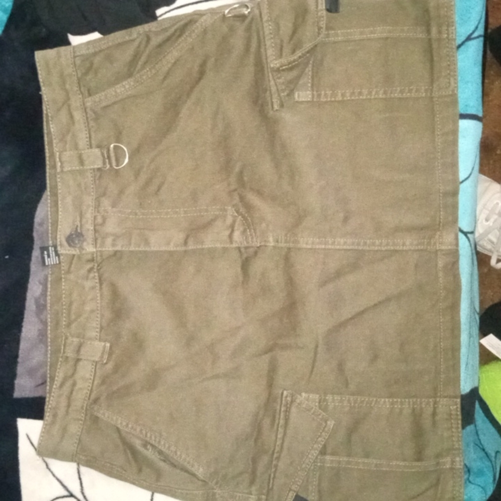 This dark green skirt